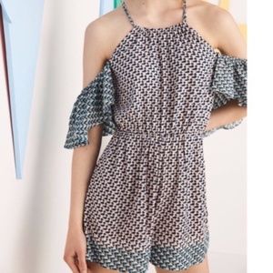 Anthropologie Geometric Romper
